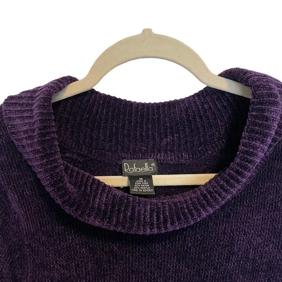 Rafella Cowl Turtleneck  Womens Top Sweater 3/4 Sleeves Sz M - Picture 4 of 11